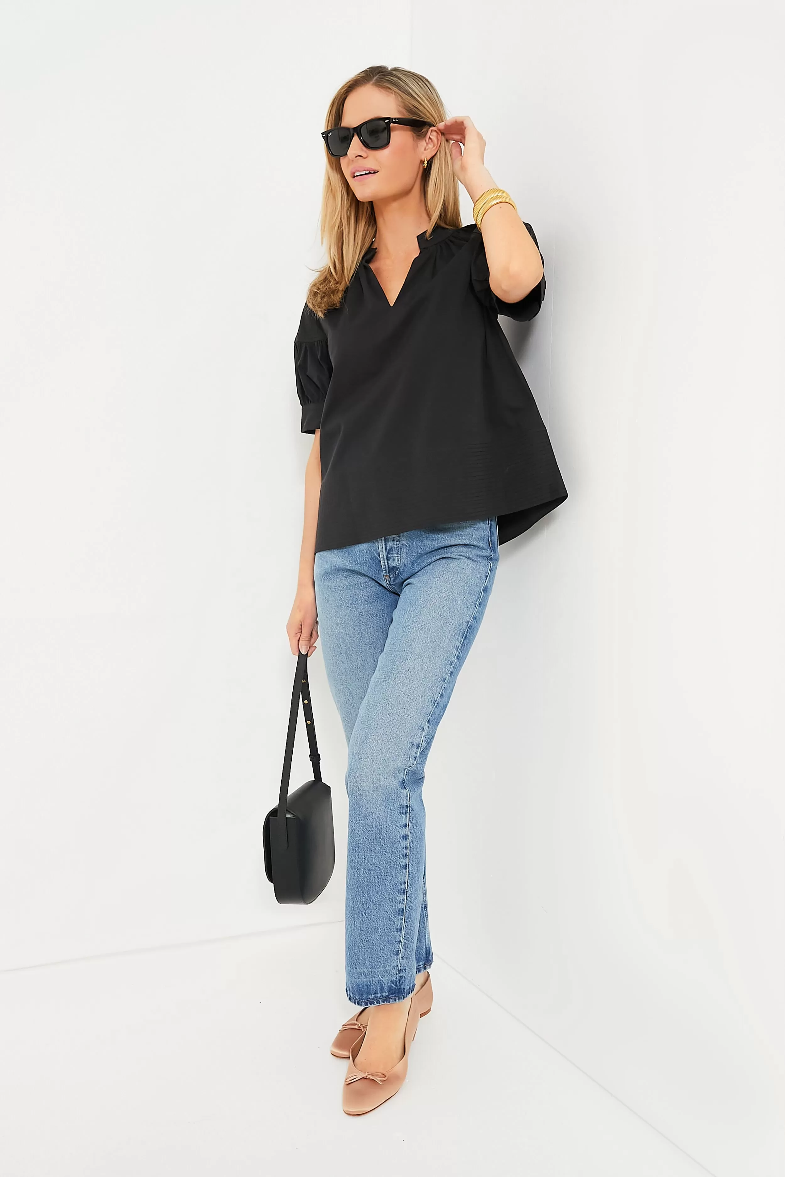 Black Ruthie Blouse