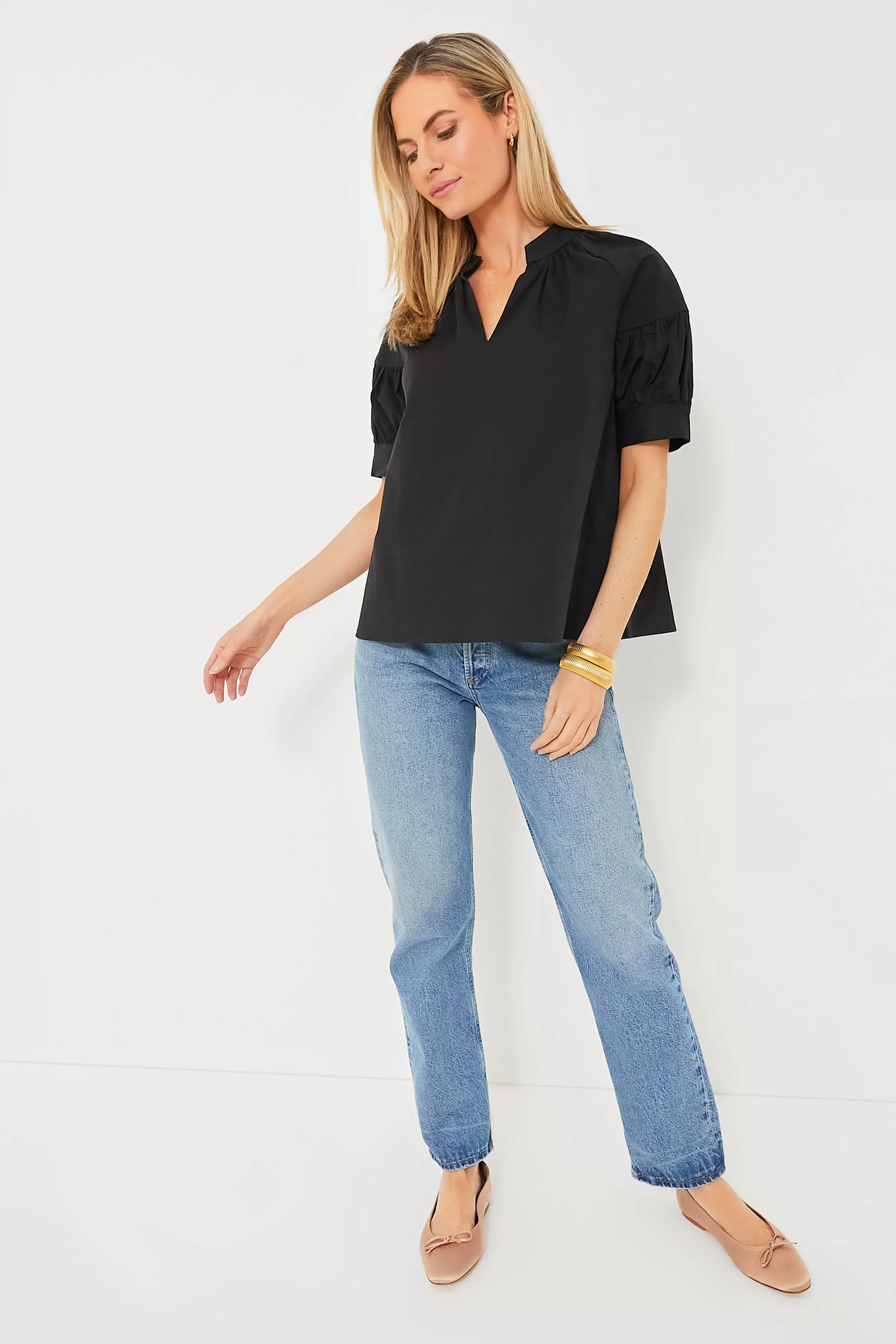 Black Ruthie Blouse