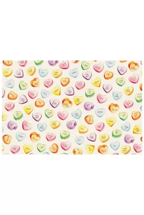 Conversation Hearts Placemat-FINAL SALE