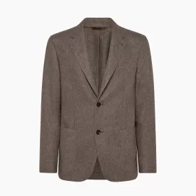 Craig twill flannel wool cashmere blazer