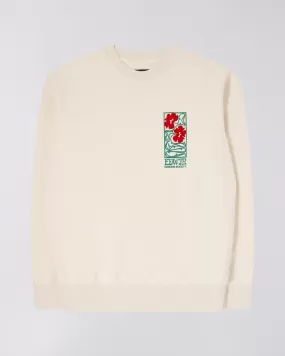 EDWIN GARDEN SOCIETY Sweatshirt - WHISPER WHITE