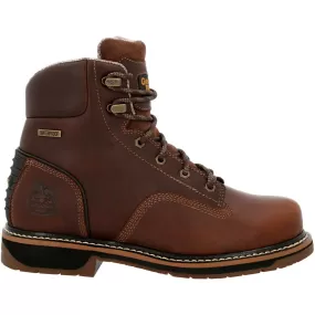 'Georgia Boot' Men's 6" Amp LT Edge EH WP Soft Toe - Brown