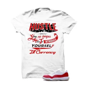 Jordan 11 Low Varsity Red White T Shirt (No Introduction)