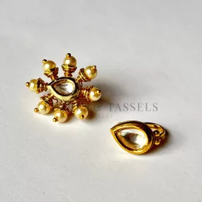 Kundan Nose Pins