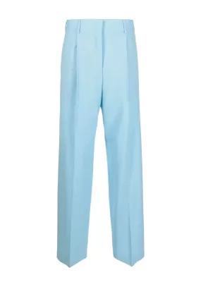 MSGM Lightweight Wool Pant - Light Blue