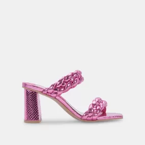 PAILY HEELS MAGENTA CRACKLED STELLA