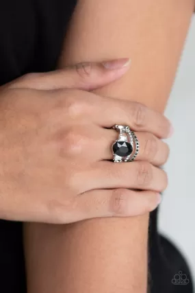 Paparazzi Accessories - Spectacular Sparkle - Black Ring