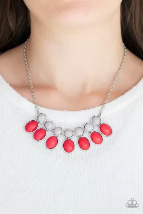 Paparazzi Environmental Impact - Red Necklace