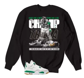 Retro 4 SB Pine Green Trilla Sweater