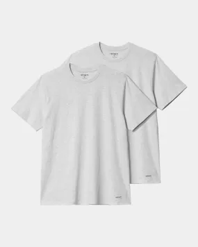 Standard Crew Neck T-Shirt (2 Pack) | Ash Heather   Ash Heather