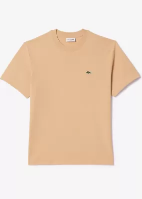 T-shirt Lacoste iconique beige