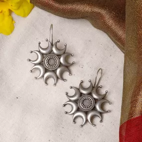 Teejh Kyra Silver Oxidised Earrings