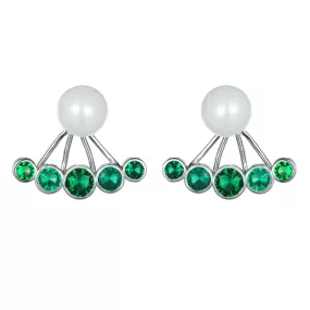 Women's Fashion CZ Earring Jackets