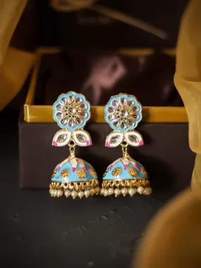 Zahra Meenakari Jhumkis